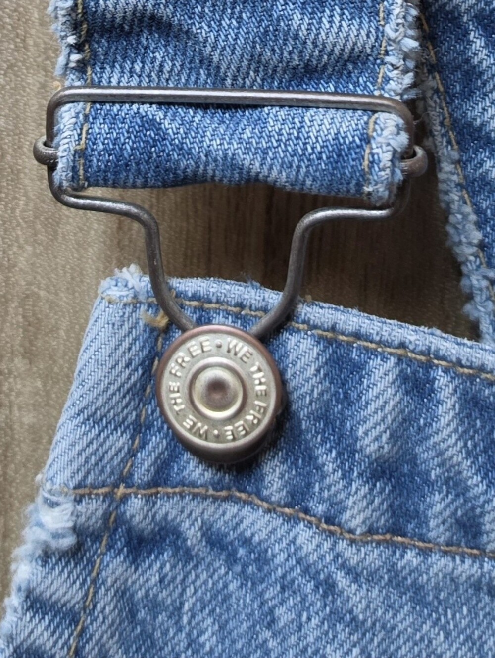 NWT We The Free Good Luck Barrel Overalls ~ Going Steady XL - Picture 6 of 14